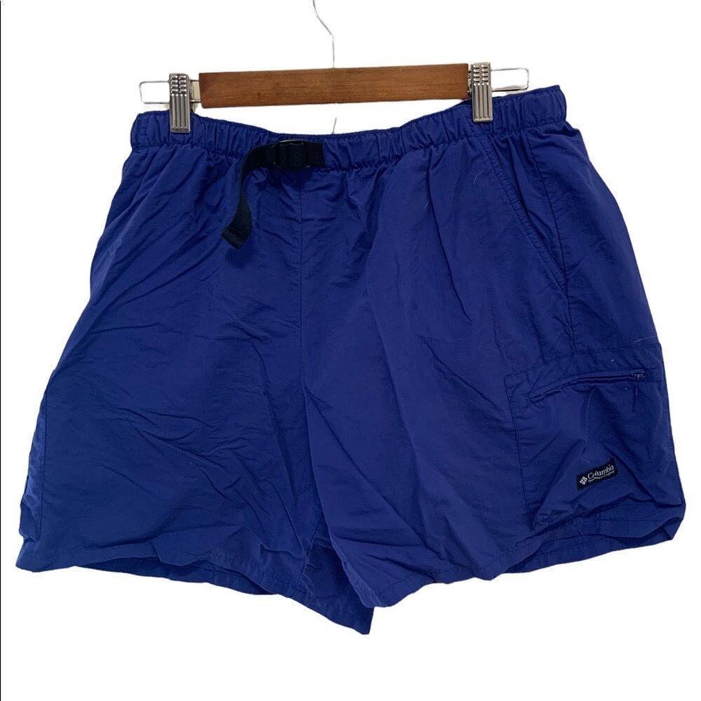 Columbia shorts hiking blue women's quick dry. Sz  L pockets